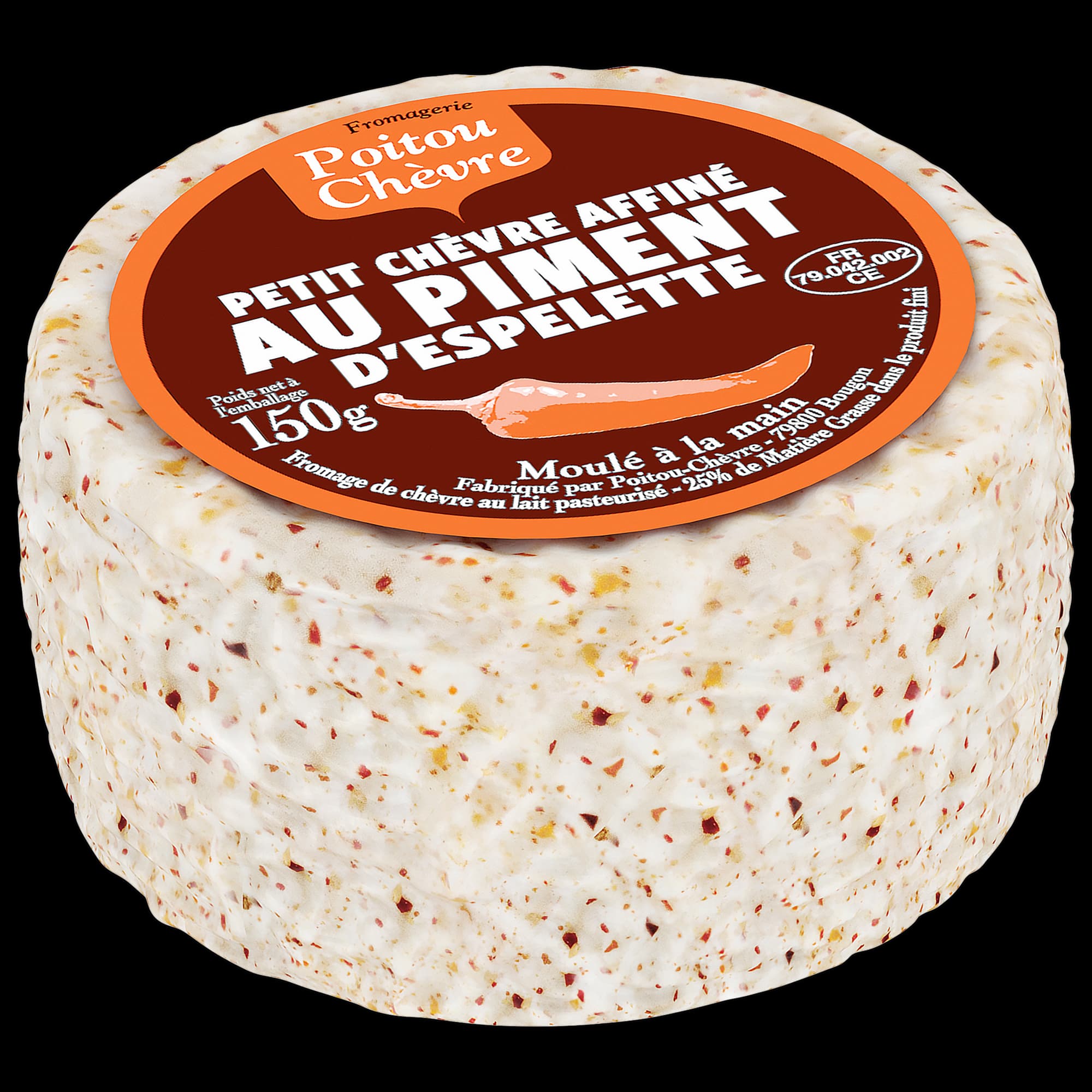 POITOU CHEVRE PETIT CHEVRE AFFINE AU PIMENT D'ESPE