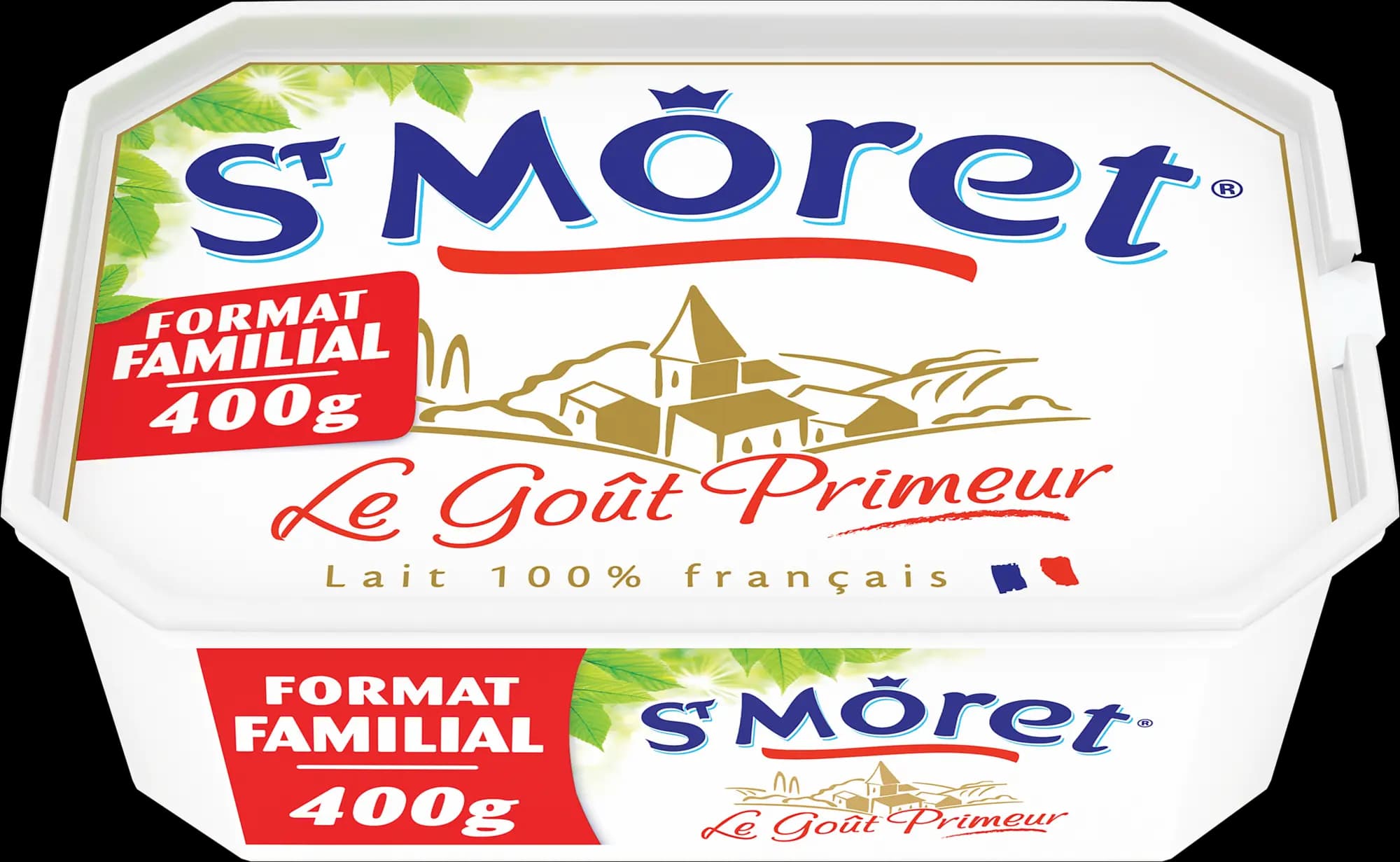 SAINT MORET NATURE BARQUETTE 400G FORMAT FAMILIAL