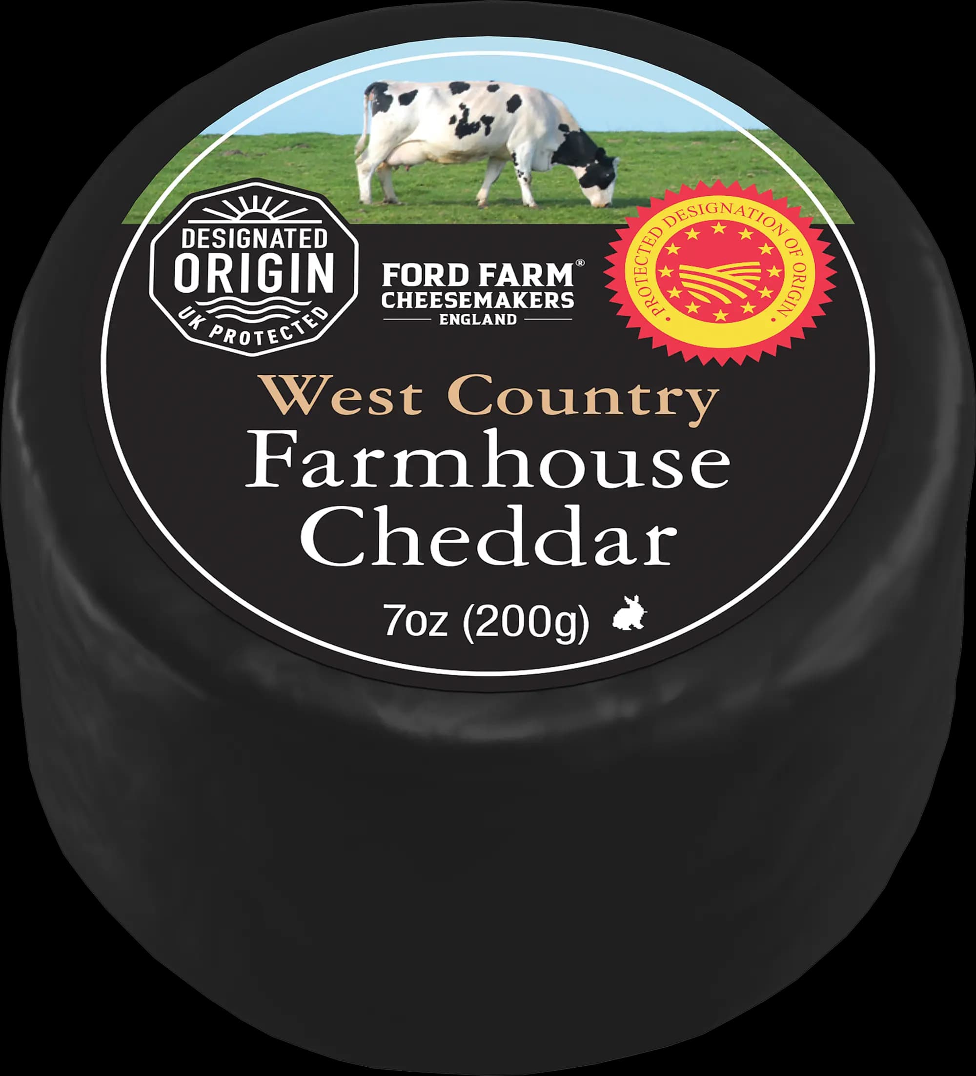 FORD FARM CHEESMAKERS ENGLAND WEST COUNTRY FARMHOUSE CHEDDAR AOP 200G
