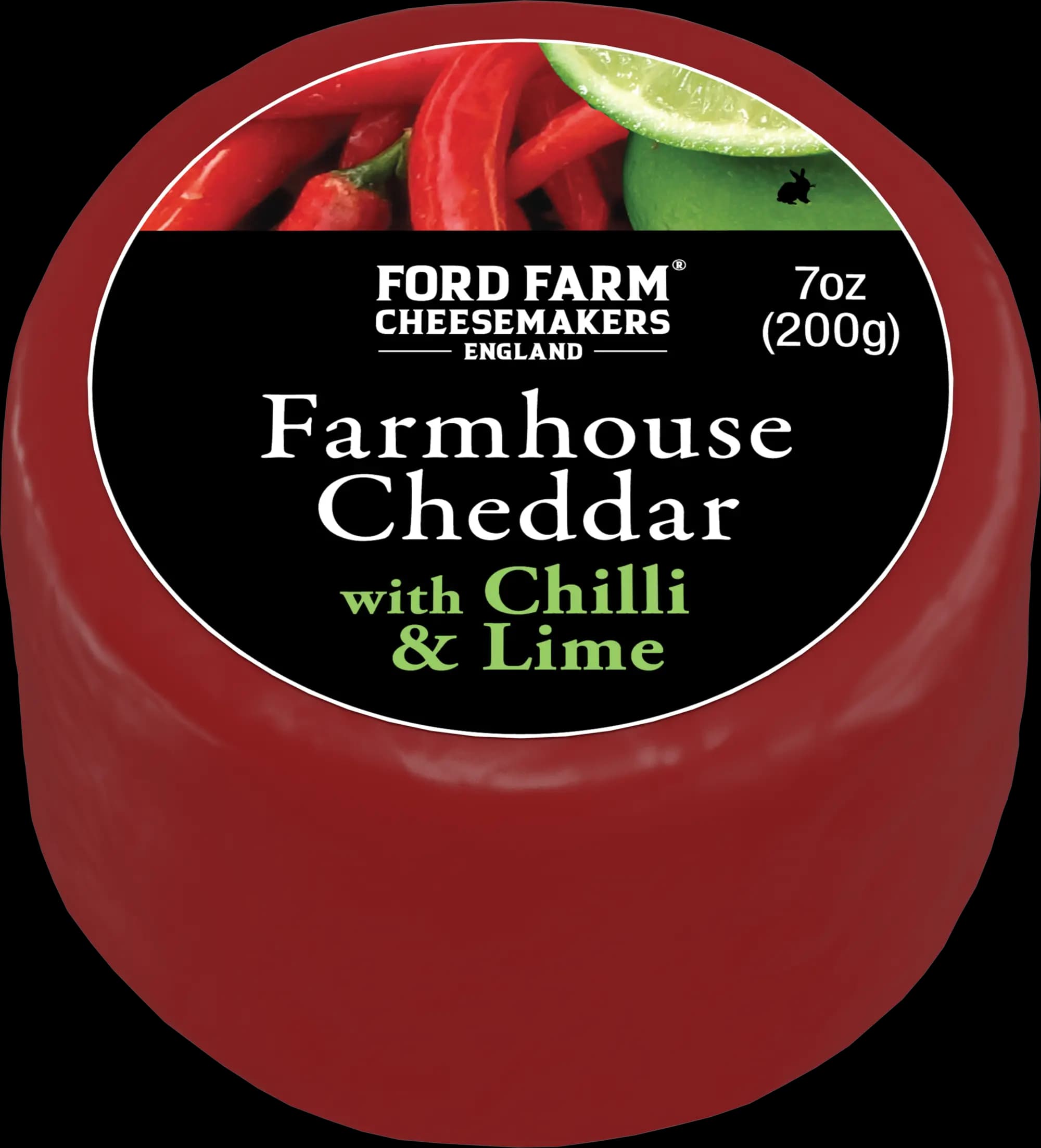 FORD FARM CHEESMAKERS ENGLAND FARMHOUSE CHEDDAR PIMENT & CITRON VERT 200G