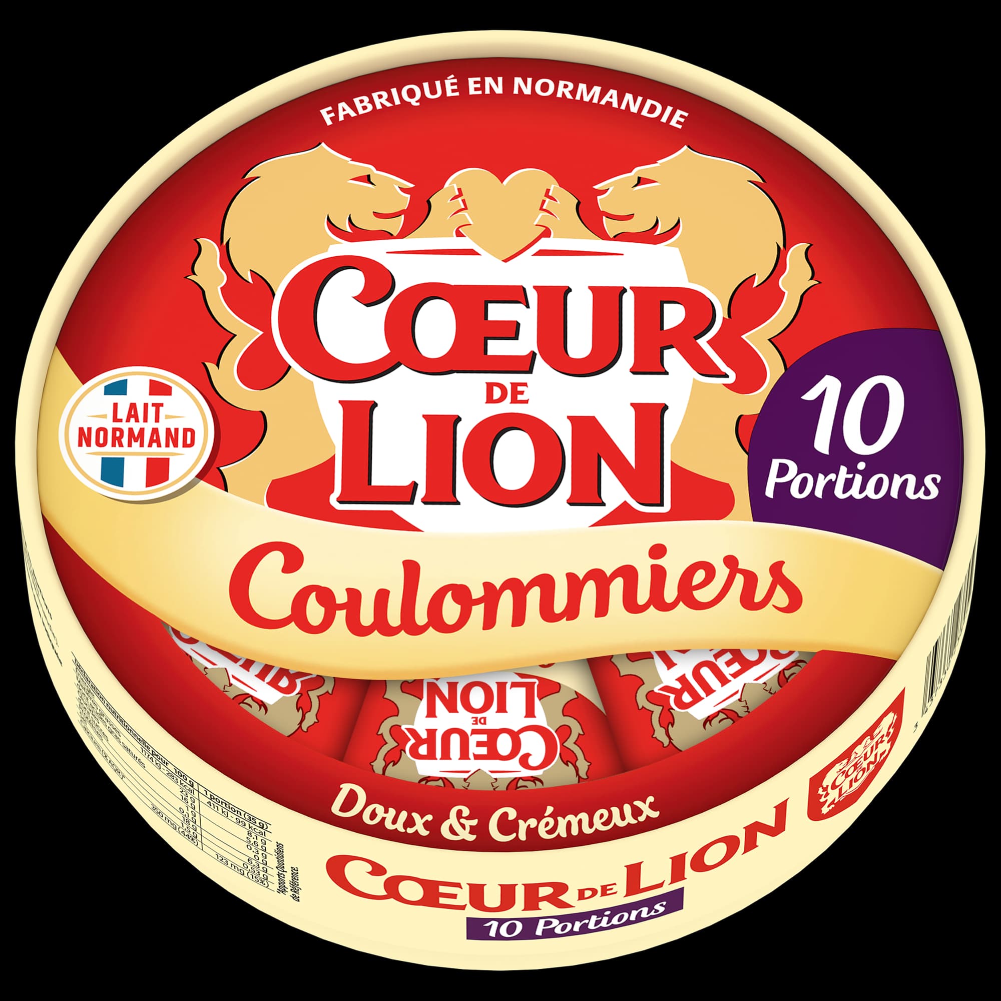 COEUR DE LION COULOMMIERS 10 PORTIONS 350G