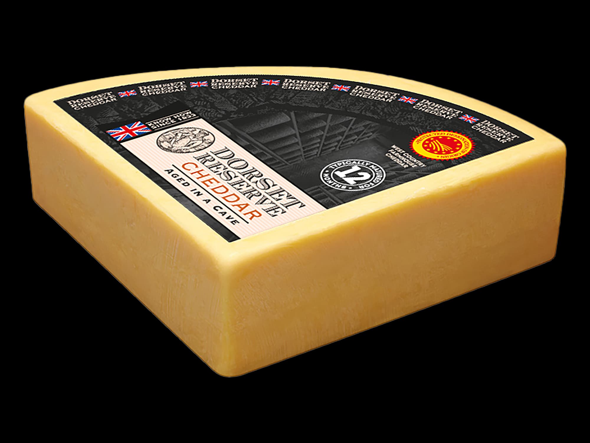 DORSET RESERVE CHEDDAR AOP 12M AGED IN CAVE 1.65KG PV
