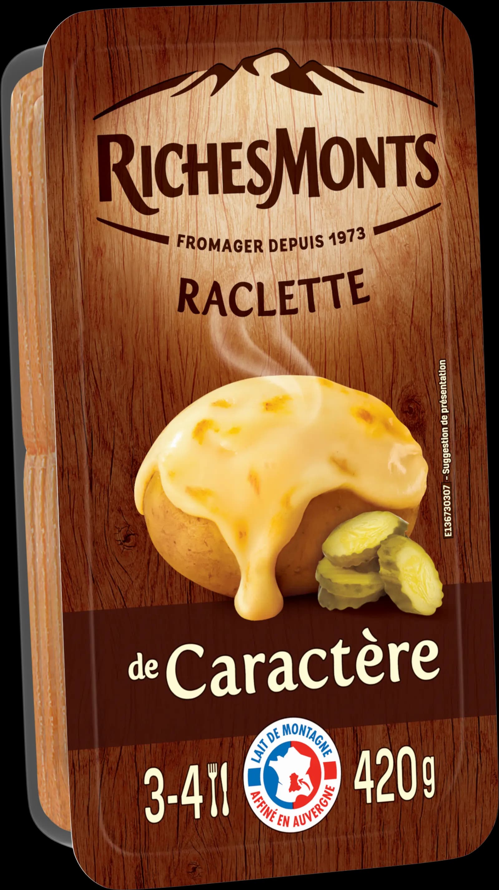 RichesMonts Raclette de Caractère 420G